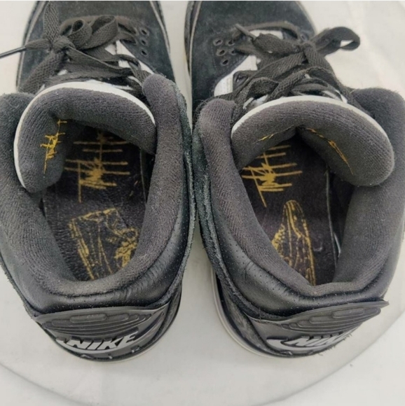 Nike Air Jordan 3 Retro Tinker SP- Mens- Size 12- Black Cement- in original box - Picture 4 of 4